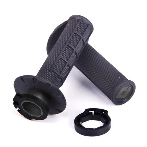 ODI Half-Waffle Lock On Graphite Motocross Grips