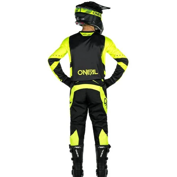 ONeal Element Racewear V24 Black Neon Yellow Jersey - Image 4