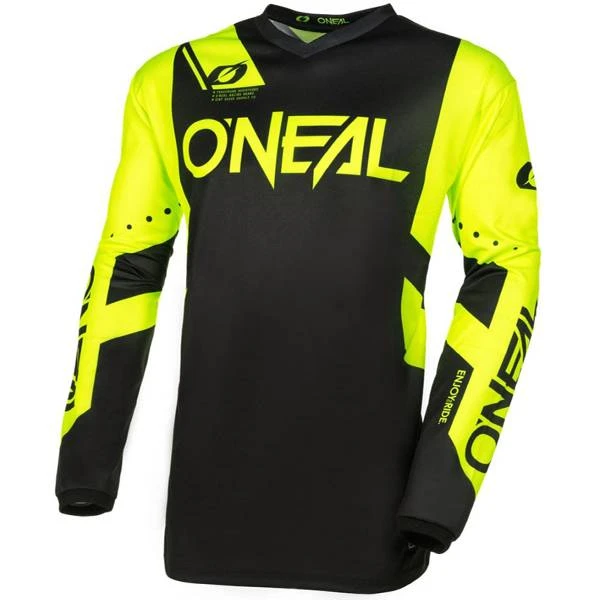 ONeal Element Racewear V24 Black Neon Yellow Jersey