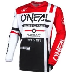 ONeal Element Warhawk V24 Black White Red Jersey