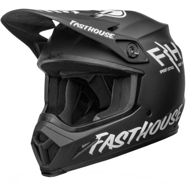 Bell MX9 MIPS Fasthouse Prospect Matte Black White Helmet